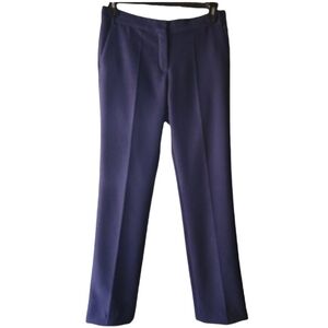 BGL Navy Women's Flared Flat Front Dress Pants EUC Sz 6